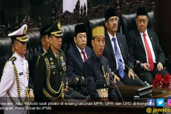 Jokowi Bicara Soal 1 Ton Sabu-Sabu di Sidang Tahunan DPR - JPNN.COM
