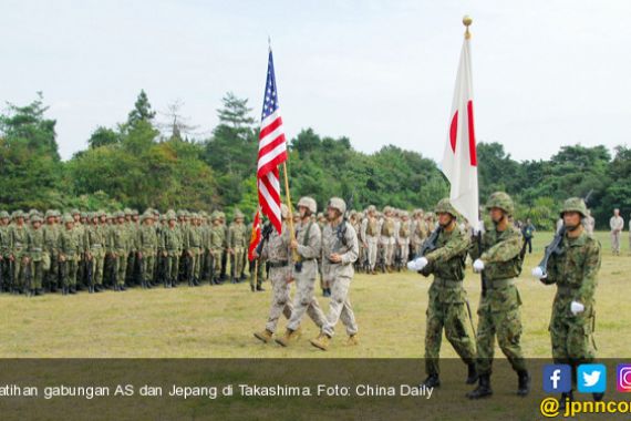 AS dan Jepang Latihan Gabungan, Tiongkok Sewot - JPNN.COM