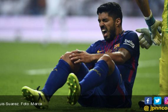 Barcelona Kehilangan Luis Suarez Empat Minggu - JPNN.COM