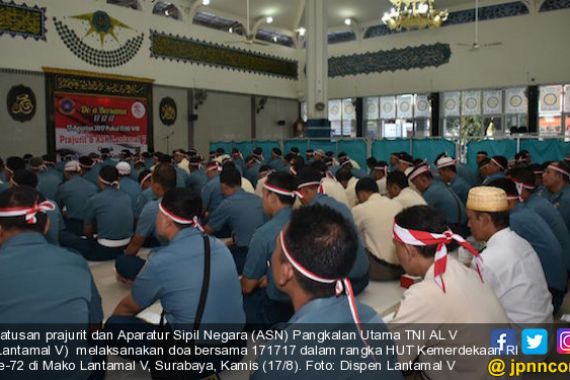 Lantamal V Gelar Doa Bersama 171717 untuk Indonesia - JPNN.COM