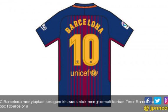 Baju Khusus Barca Untuk Korban Teror Barcelona - JPNN.COM