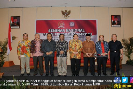 MPR Gelar Seminar Memperkuat Konsistensi Pelaksanaan UUD NRI Tahun 1945 - JPNN.COM