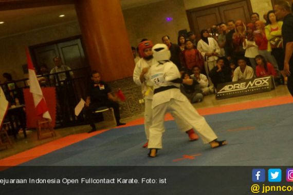 100 Atlet Bertarung di Indonesia Open Fullcontact Karate Championship - JPNN.COM