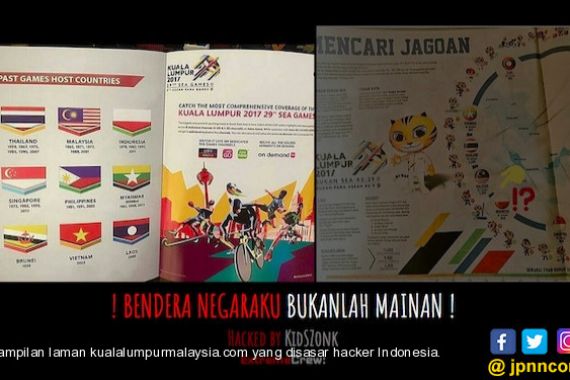 Merah Putih Dibuat Mainan, Hacker Indonesia Serang Situs Malaysia - JPNN.COM