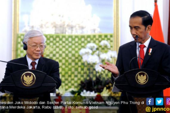 Jokowi dan Sekjen Partai Komunis Vietnam Bahas 3 Isu Utama - JPNN.COM