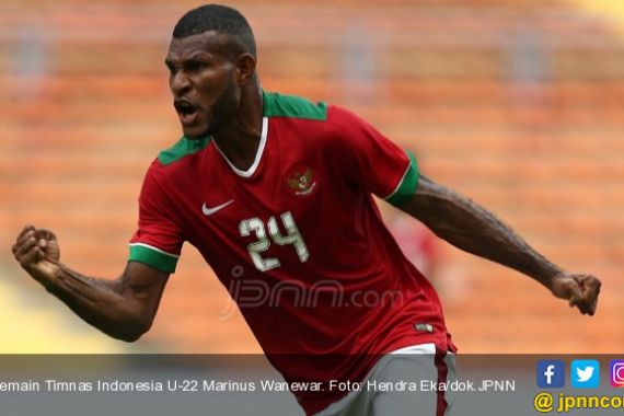 Komentar Marinus Usai Cetak Brace Bagi Timnas Indonesia U-22 - JPNN.COM