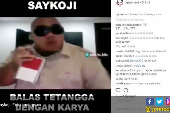 Sindir Malaysia, Lagu Saykoji Kembali Jadi Viral - JPNN.COM