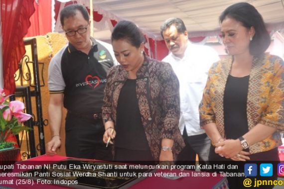 Mulia, Bu Bupati Cantik Luncurkan Kata Hati demi Bantu Veteran dan Lansia - JPNN.COM