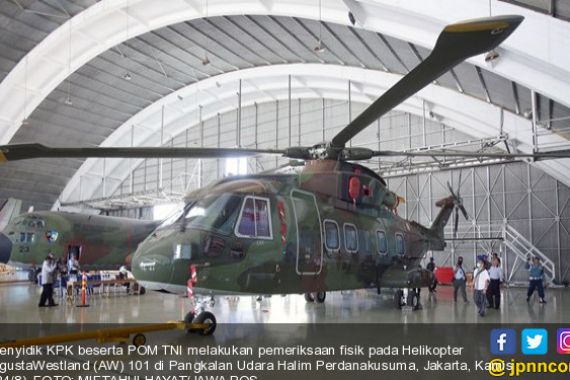 Lima Penyidik KPK Cek Fisik Helikopter AW 101 - JPNN.COM