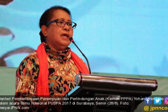 Menteri Yohana: Harus Bersinergi Memerangi Kekerasan Anak dan Perempuan - JPNN.COM