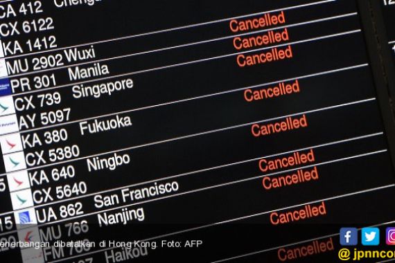 Badai Menerjang, 206 Penerbangan Dibatalkan - JPNN.COM