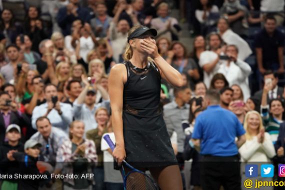 Ouuh..Maria Sharapova Lewati Babak Pertama US Open dengan Tangisan - JPNN.COM