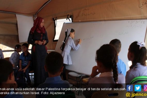 Astaga! Israel Hancurkan Sekolah Palestina di Kota Kelahiran Yesus - JPNN.COM