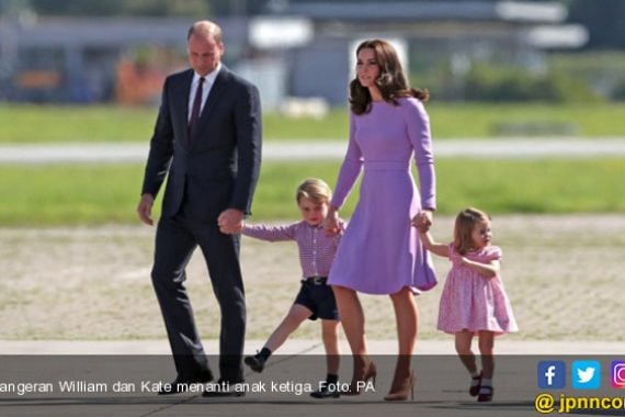 Nama Anak Ketiga Pangeran William dan Kate Middleton jadi Taruhan - JPNN.COM