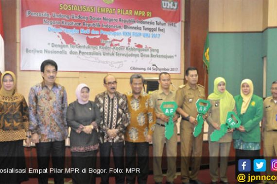 Sosialisasi Empat Pilar MPR Kepada Mahasiswa UMJ di Bogor - JPNN.COM