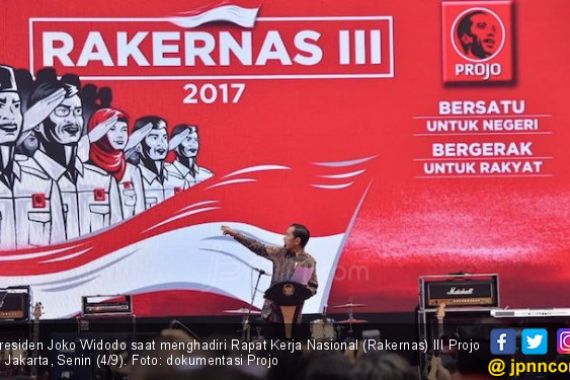 Warning Keras dari PROJO untuk Pengusung Ide Pemakzulan Presiden Jokowi - JPNN.COM