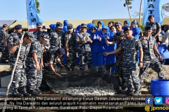 WOW…Pangarmatim Panen Ikan Bandeng Sebanyak Satu Ton - JPNN.COM