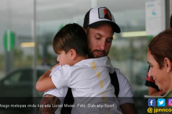 Lionel Messi Dapat Sambutan Mengharukan dari Anaknya - JPNN.COM