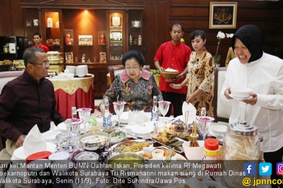 Megawati dan Dahlan Makan Siang Semeja, Ini yang Dibicarakan - JPNN.COM