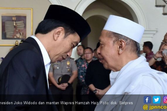 Temui Hamzah Haz, Jokowi Sampaikan Belasungkawa - JPNN.COM