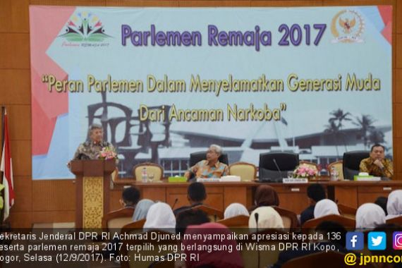 Sekjen DPR Apresiasi 136 Perserta Parlemen Remaja 2017 - JPNN.COM