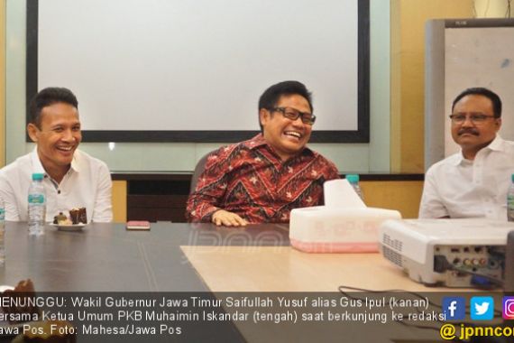 Gus Ipul Tunggu Pendamping, Khofifah Menanti Izin Jokowi - JPNN.COM