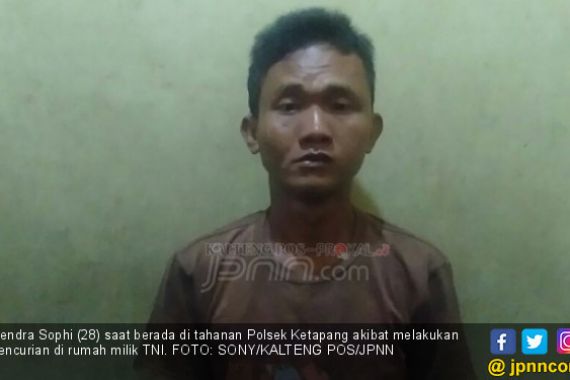 Hendra Nekat Mencuri di Rumah Anggota TNI - JPNN.COM