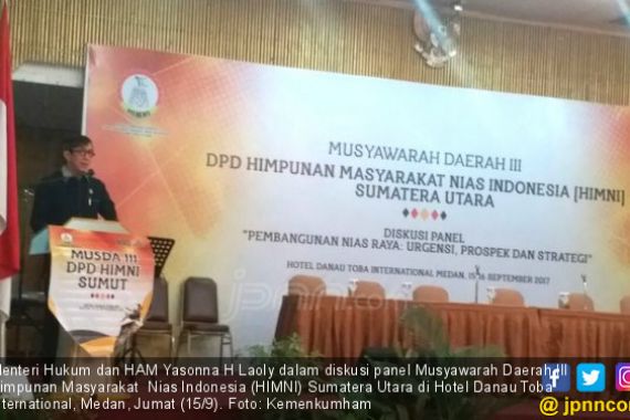 Ini Pesan Menteri Yasonna untuk Memajukan Nias - JPNN.COM