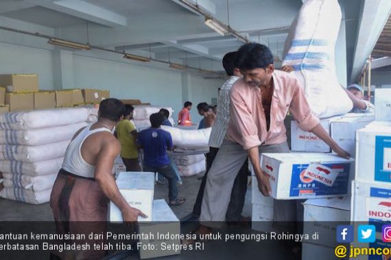 Alhamdulillah, Bantuan Indonesia Untuk Rohingya Sudah Tiba - JPNN.COM