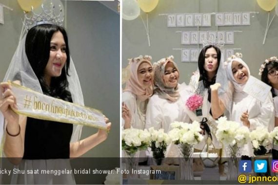 Vicky Shu Gelar Bridal Shower, Netizen: Kok Wajahnya Beda ya - JPNN.COM