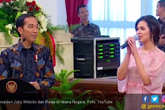 Ahai... Pak Jokowi Terkenang Foto Bareng Raisa - JPNN.COM