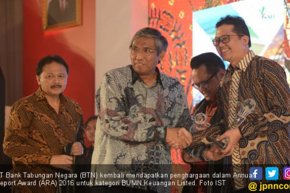 BTN Kembali Sabet Annual Report Award 2016 - JPNN.COM