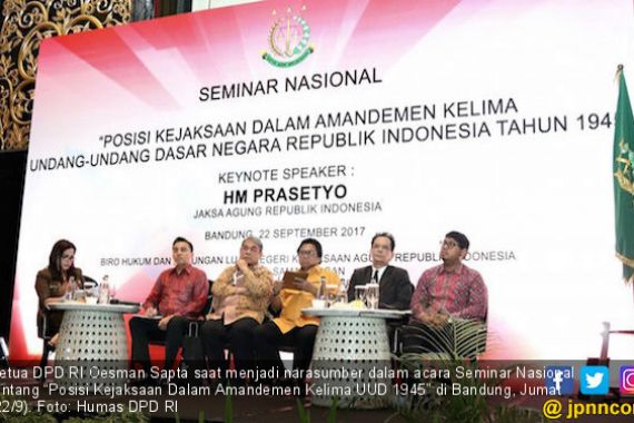 OSO: Perlu Bahas Posisi Kejaksaan Dalam Amandemen UUD 1945 - JPNN.COM