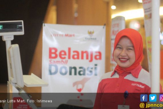 Baznas Ajak Berdonasi melalui Kasir Lotte Mart - JPNN.COM