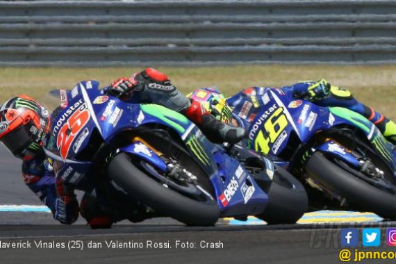 Aduh, Rossi dan Vinales Tercampak ke Q1 MotoGP Aragon - JPNN.COM