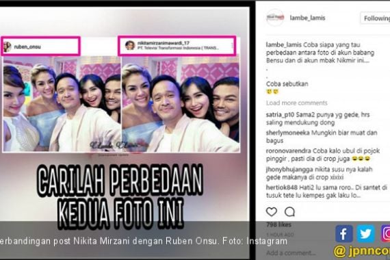Nikita Mirzani Crop Wajah Roro, Netizen: Kalah Gedong ya? - JPNN.COM