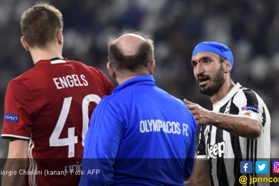 Juventus Menang, Giorgio Chiellini Dapat 8 Jahitan di Kepala - JPNN.COM