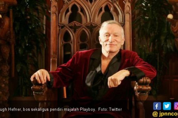 Hugh Hefner: Playboy Setia, Pernah Kencani 7 Cewek Sekaligus - JPNN.COM