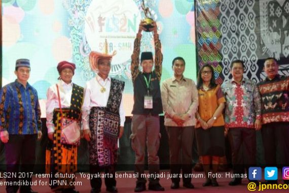 FLS2N 2017 Resmi Ditutup, Yogyakarta Juara Umum - JPNN.COM