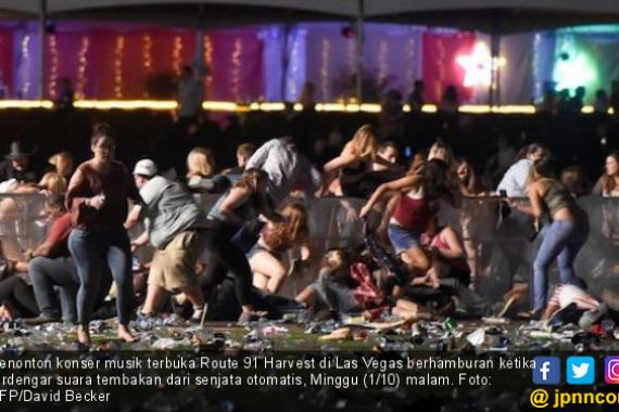Aksi Teroris Buyarkan Konser Musik Country di Las Vegas - JPNN.COM