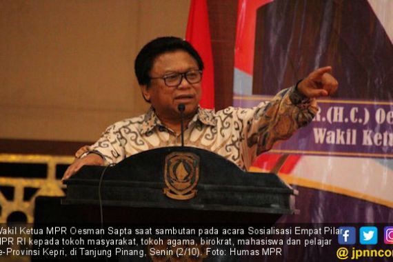 Sentilan dan Motivasi Ala OSO Kepada Generasi Muda Bangsa - JPNN.COM