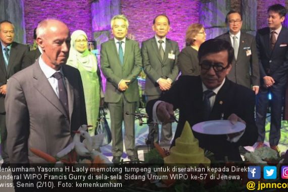 Tumpeng Indonesia Curi Perhatian Delegasi Sidang Umum WIPO - JPNN.COM