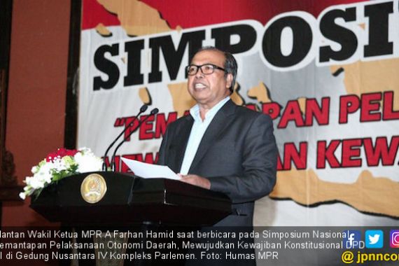 Farhan Hamid: DPD, Jembatan Emas Antara Pusat dan Daerah - JPNN.COM