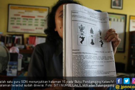 Salah Ketik Teks Pancasila di Buku Pendamping K-13 - JPNN.COM