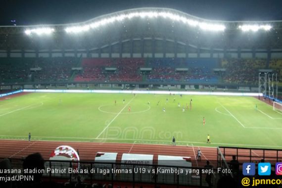 Laga Timnas U-19 Indonesia Kontra Kamboja Sepi Penonton - JPNN.COM