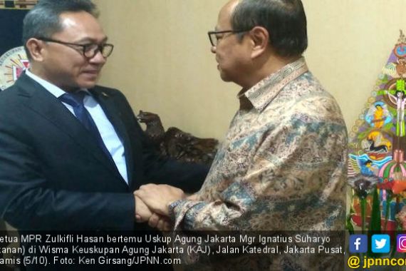 Ketua MPR-Uskup Agung Jakarta Sepakat Tingkatkan Moralitas - JPNN.COM