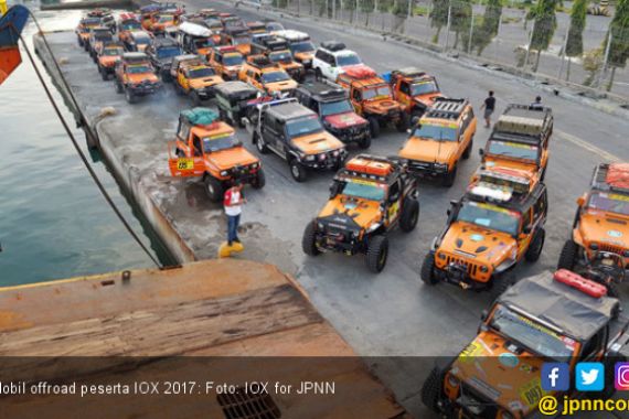 Tiba di Kendari, 75 Mobil Offroad Peserta IOX Pukau Warga - JPNN.COM