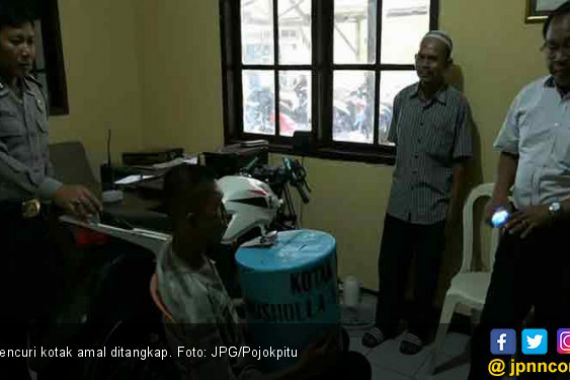 Pria Bisu Ini Ketagihan Curi Kotak Amal di Masjid - JPNN.COM