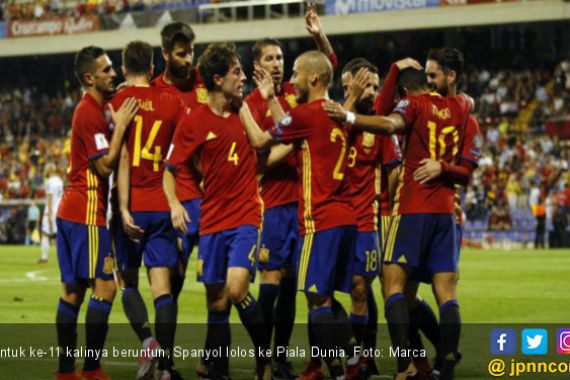 Spanyol jadi Negara ke-11 Lolos Piala Dunia 2018 - JPNN.COM