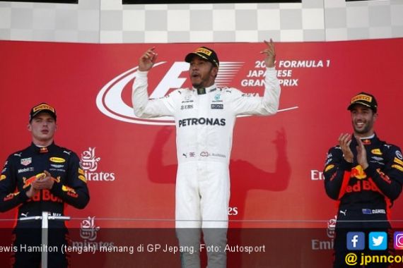 Menang di GP Jepang, Lewis Hamilton Dekati Gelar Juara Dunia - JPNN.COM